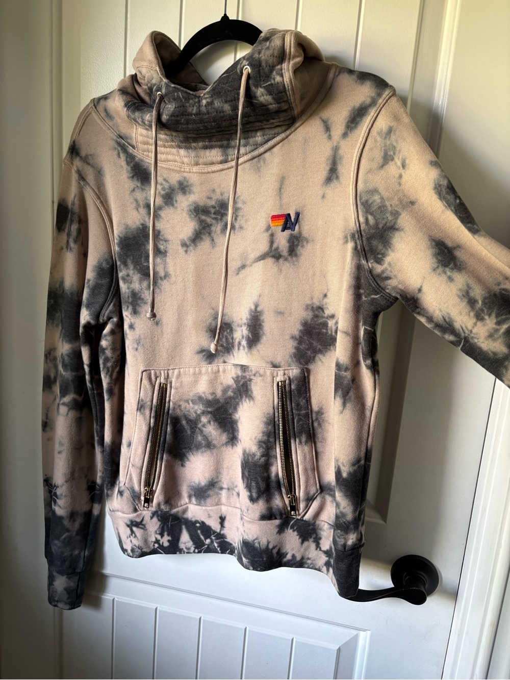 Aviator Nation Tie Dye Dusty Ninja Pullover Hoodie - Picture 5 of 6